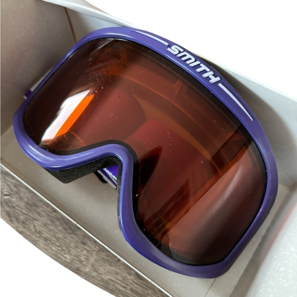 VTG Smith Airflow Series Sport Optic 90s Y2K  Rare Ski/Snow Goggle Women Purple